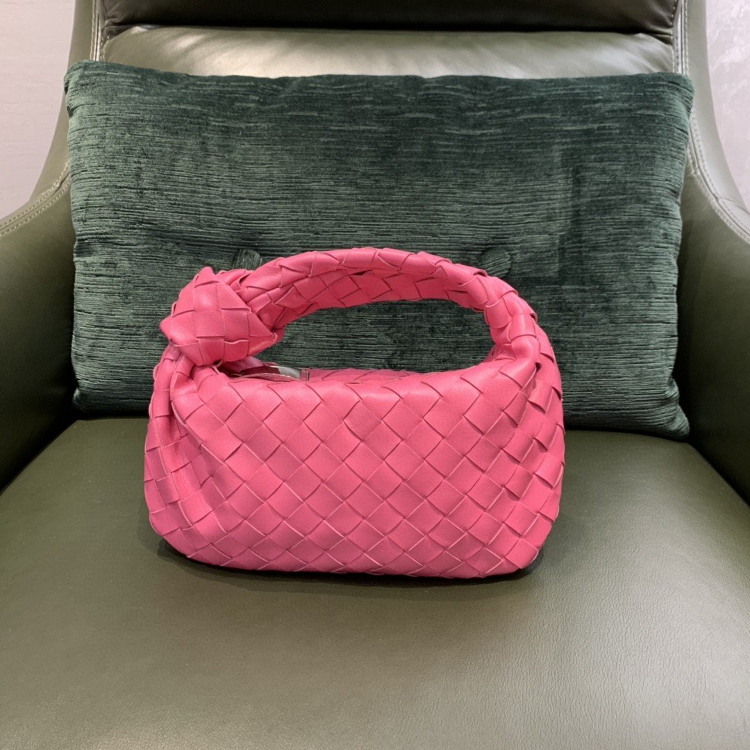 BV Mini Jodie Bag For Women 11in/28AmeliaIn Cranberry 651876VCPP56419