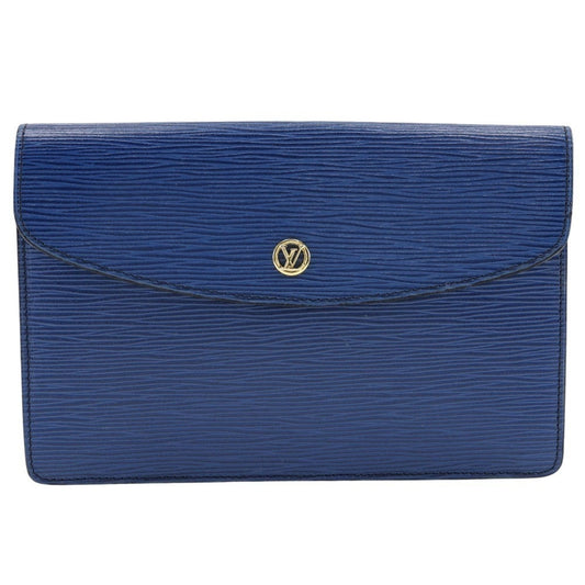 Louis Vuitton Montaigne  Leather Clutch Bag