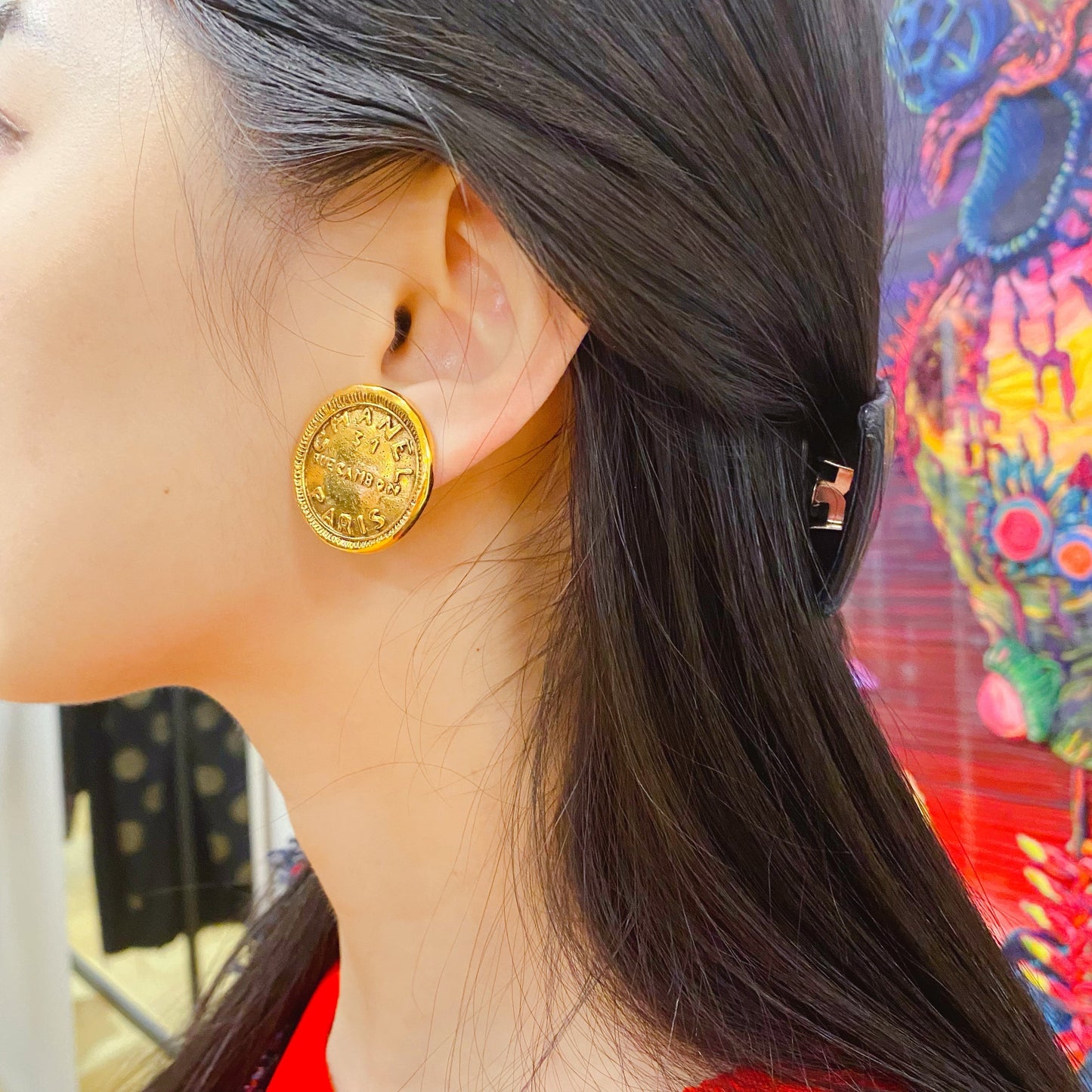 Chanel   single earring