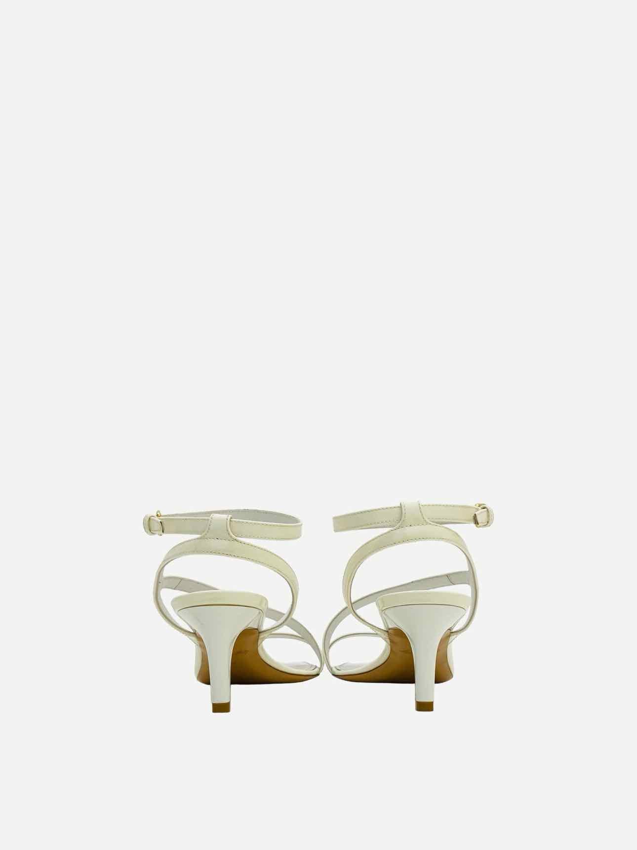 LOUIS VUITTON Signature White Size EU 38 Heeled Sandals