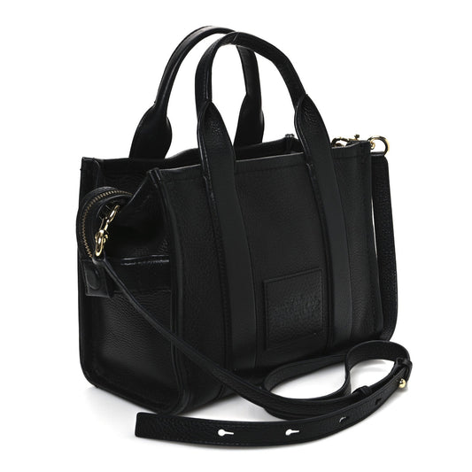 Marc Jacobs Grained Calfskin Small The Tote Bag Black