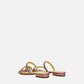 CHANEL Metallic Pink Size EU 37.5 Sandals