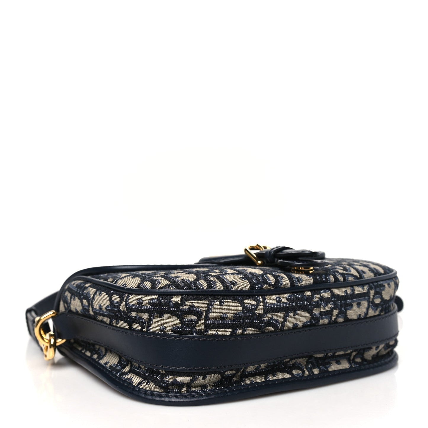 Christian Dior Oblique Medium Bobby Flap Blue