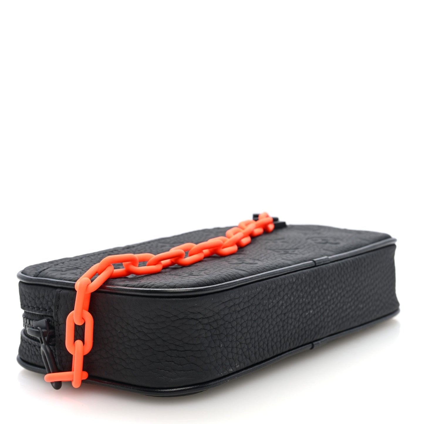 Louis Vuitton Taurillon Monogram Uniformes Solar Ray Soft Pochette Volga Belt Bag Black