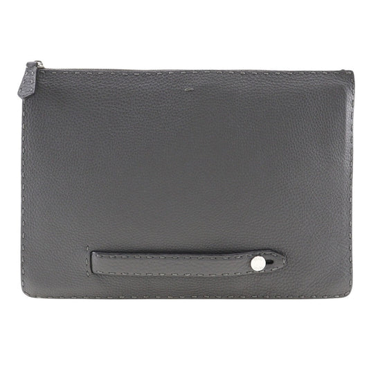 Fendi Selleria  Leather Clutch Bag