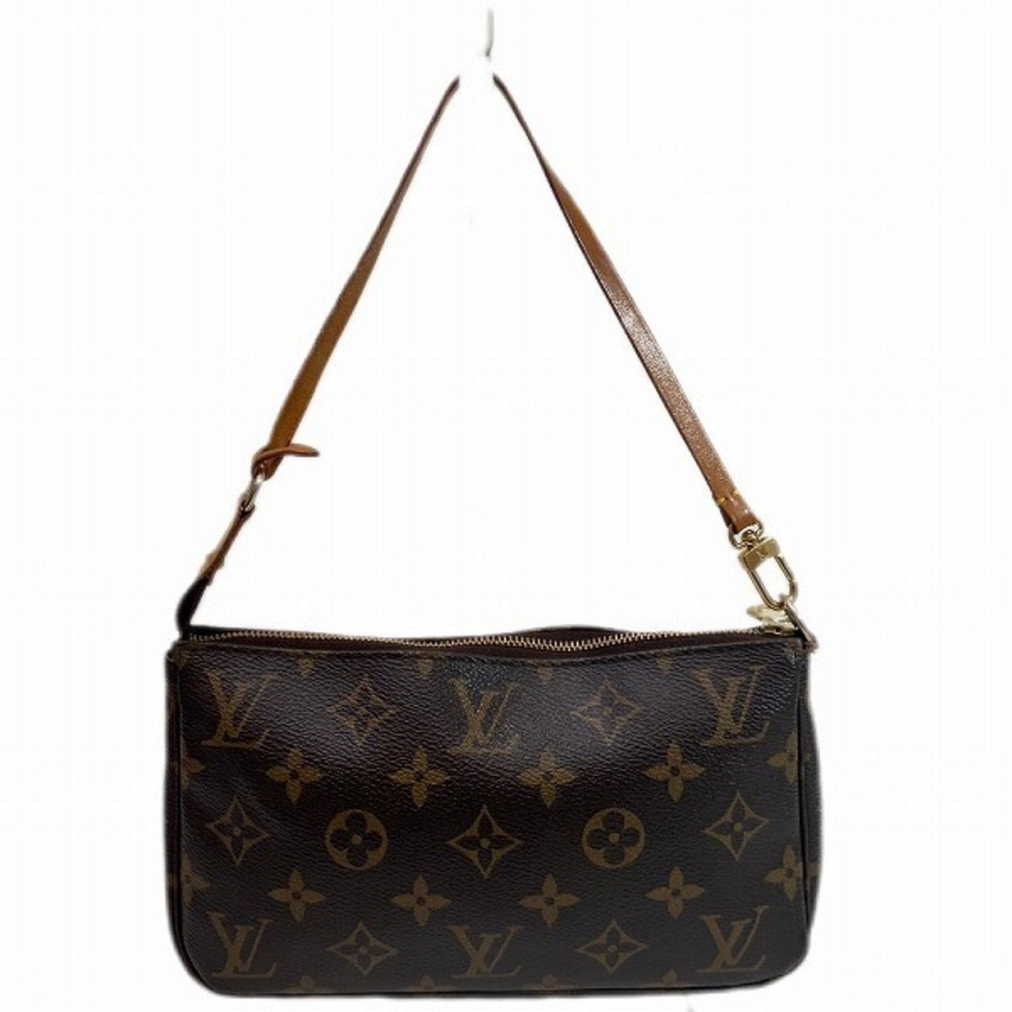 Louis Vuitton Pochette Accessoire  Canvas Clutch Bag