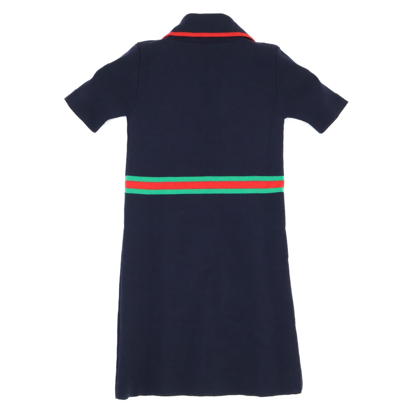 Gucci GG Pearl Button Wool Dress