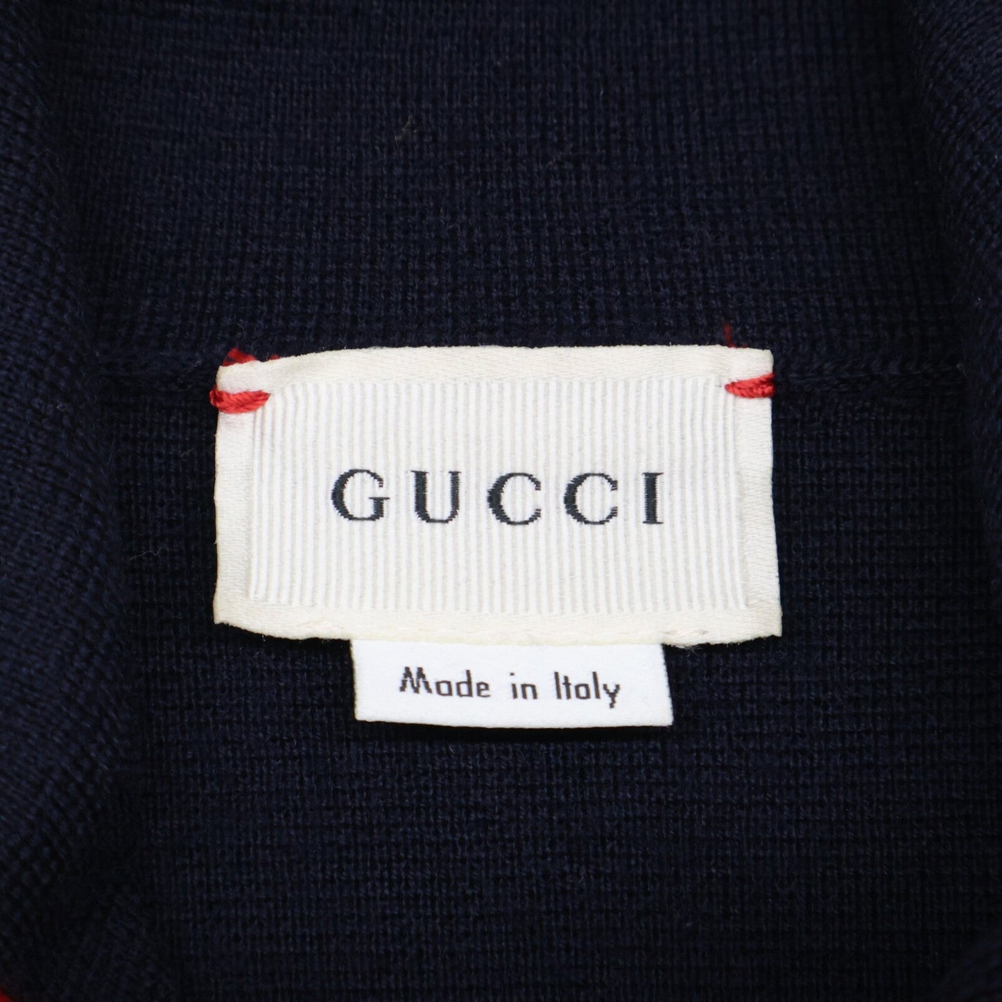 Gucci GG Pearl Button Wool Dress
