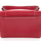 Prada Madras Cerniera Top Handle Red Handbag