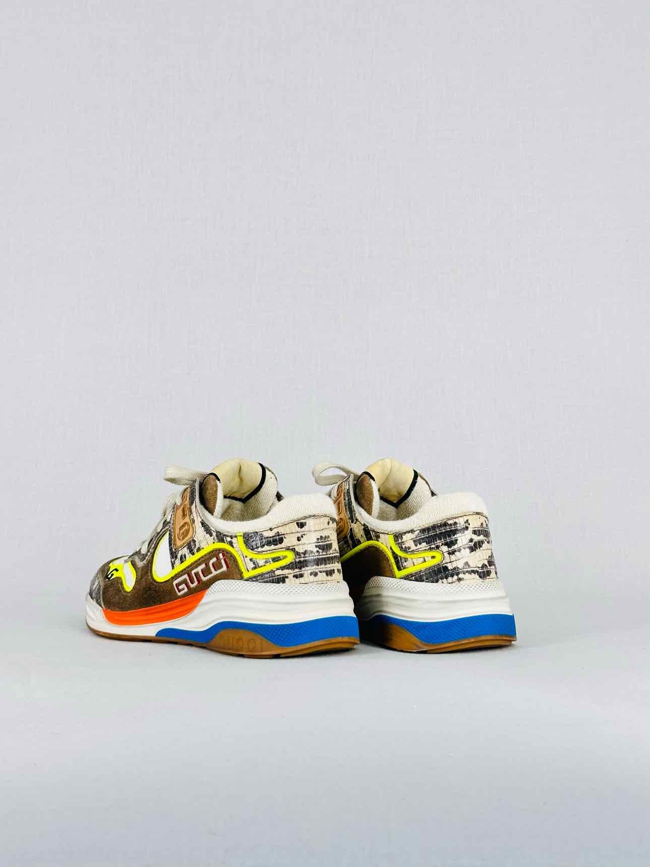 GUCCI Ultrapace White Multicolor Size EU 35 Sneakers