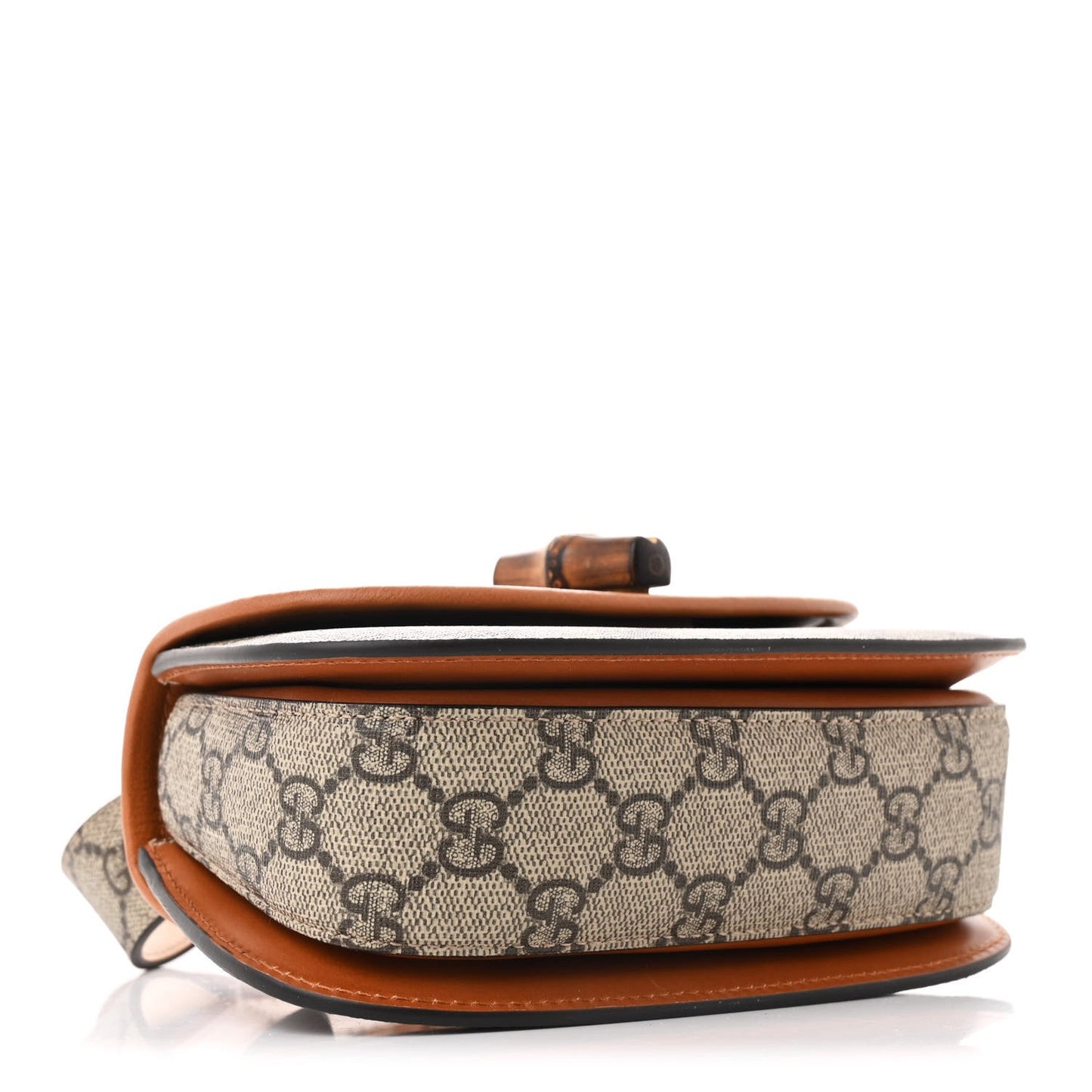 Amelia GG Supreme Monogram Web Bamboo Mini 1947 Belt Bag 85 34  Beige