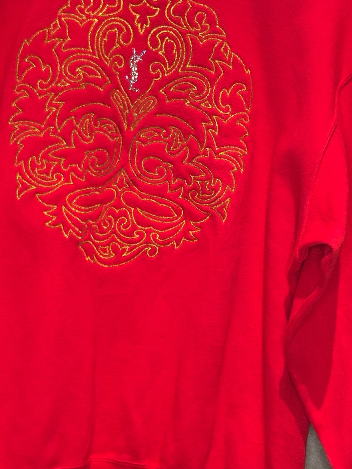 Yves Saint Laurent   Embroidered Sweatshirt