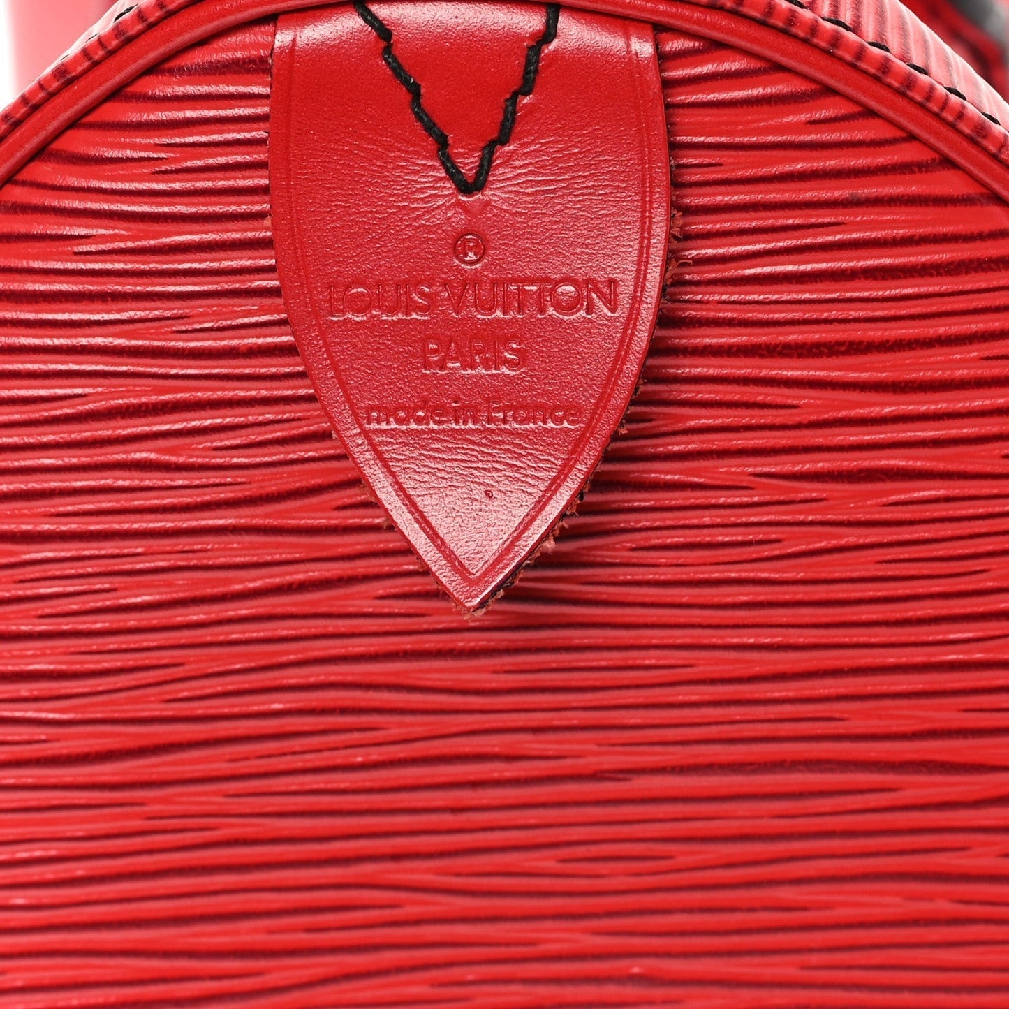 Louis Vuitton Epi Speedy 30 Castillan Red