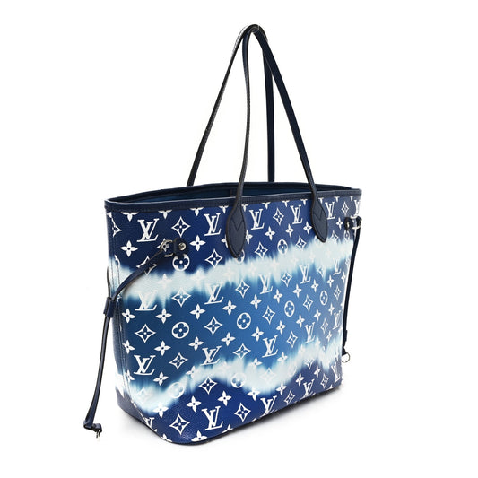 Louis Vuitton Monogram Escale Neverfull MM Blue