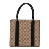 Amelia GG Monogram Tote Dark Brown
