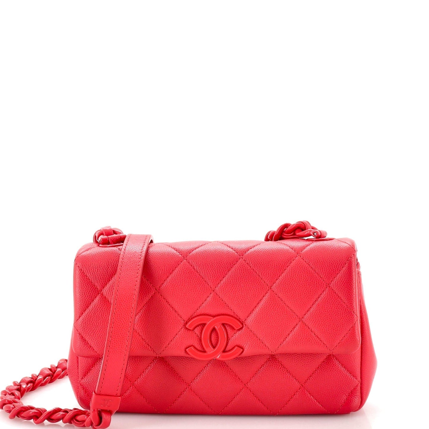 CHANEL My Everything Flap Bag Quilted Caviar Small