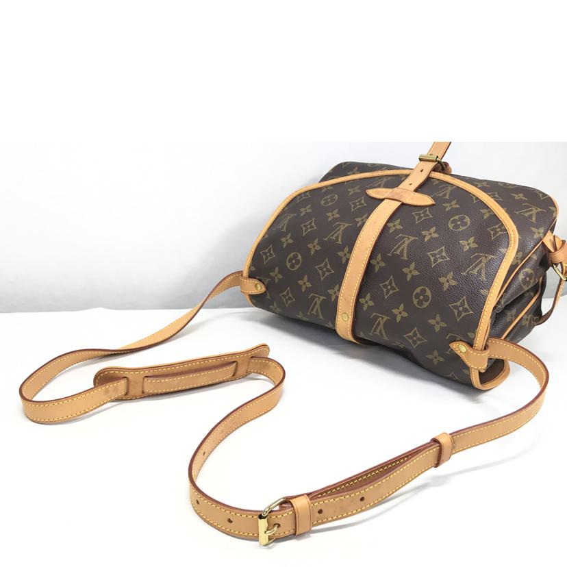 Louis Vuitton Saumur 30 Shoulder Bag Monogram Brown
