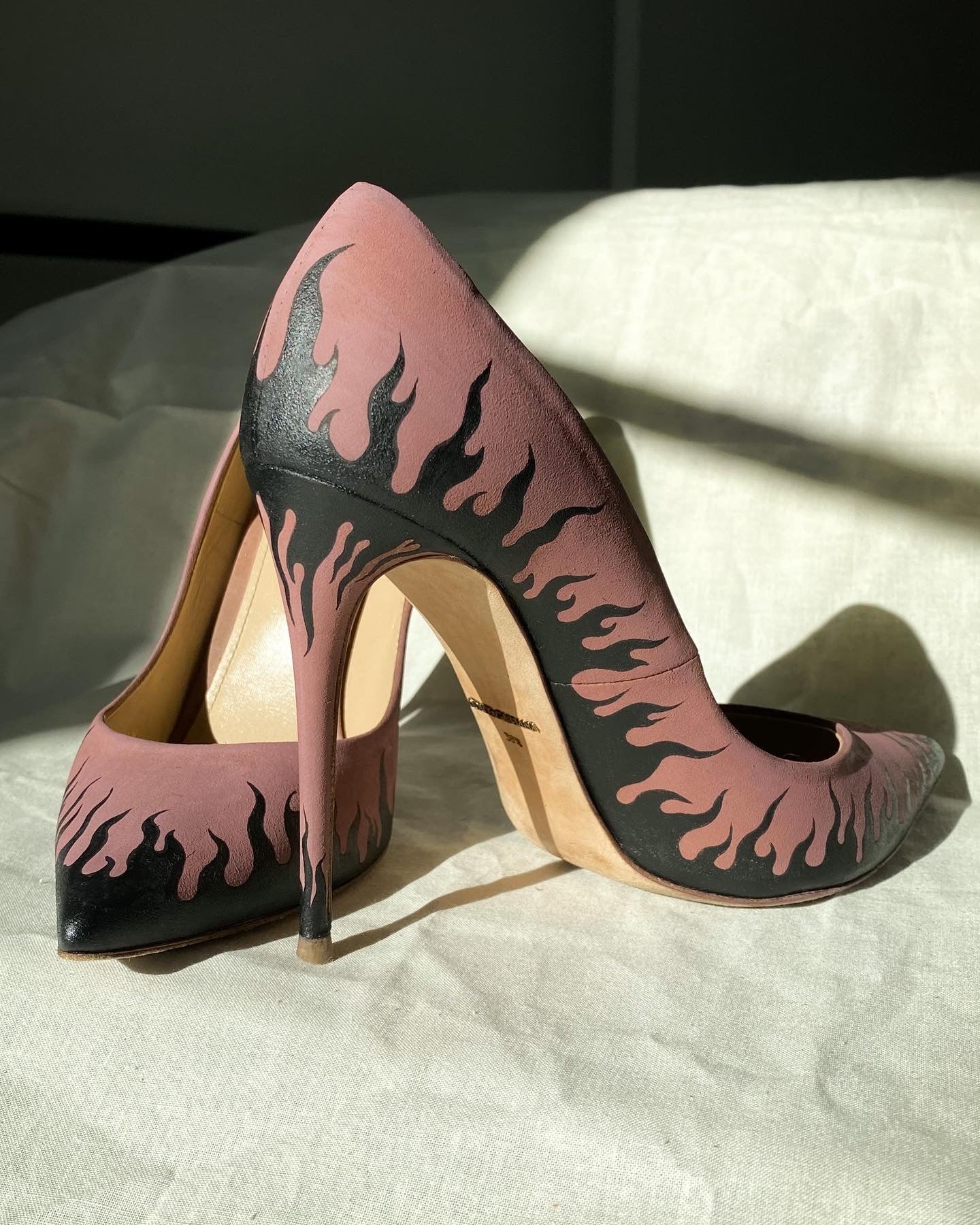 Repurposed Dolce Gabbana Suede Pump