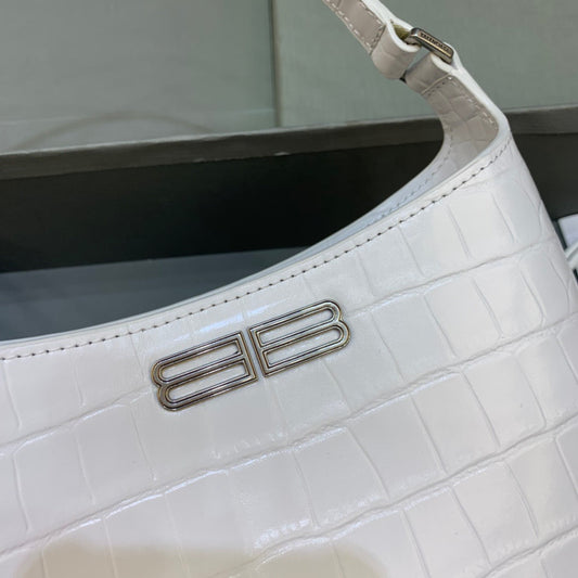 BLN-Ciaga XX Small Hobo Bag In White, For Women,  Bags 7.8in/20Amelia 6955892108Y9001