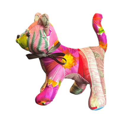 Silk Scarf Charming Kitten