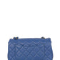 Chanel 2024 Blue Lambskin Rectangular Mini Flap