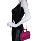 Chanel NWT '24 Fuchsia Lambskin Quilted Mini Top Handle Rectangular Flap