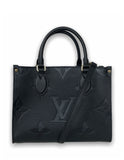 Louis Vuitton Black Monogram Giant Onthego PM Crossbody Bag