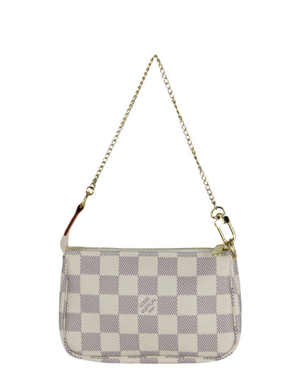 Louis Vuitton Damier Azur Mini Pochette Accessories Bag