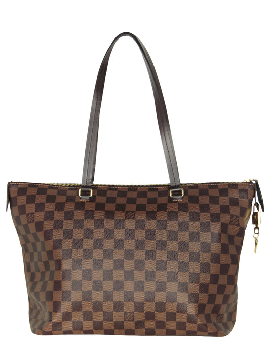 Louis Vuitton Damier Ebene Iena MM Tote Bag