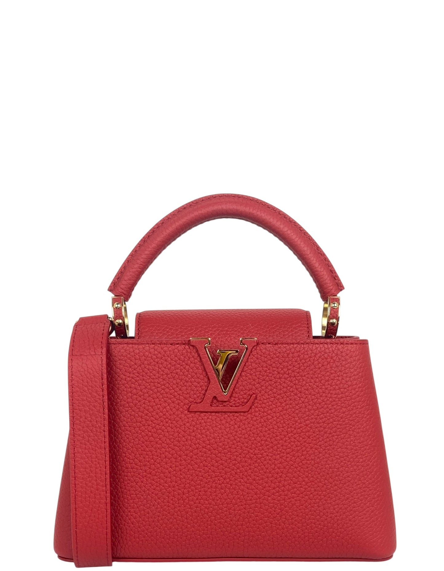 Louis Vuitton Red Capucines BB Bag