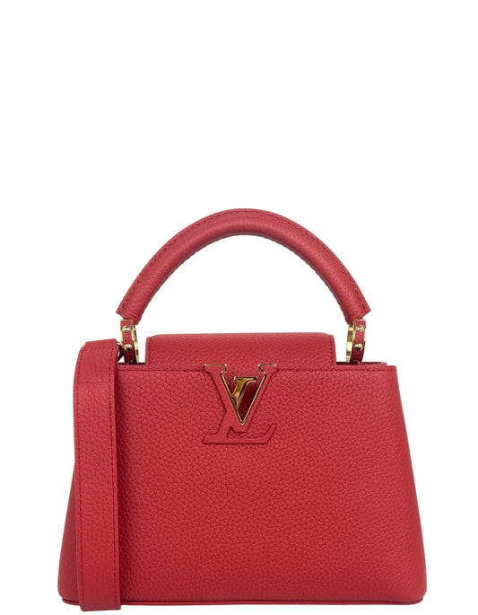 Louis Vuitton Red Capucines BB Bag