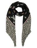 Louis Vuitton Silk/Wool Monogram Leopard Wild At Heart Shawl Scarf