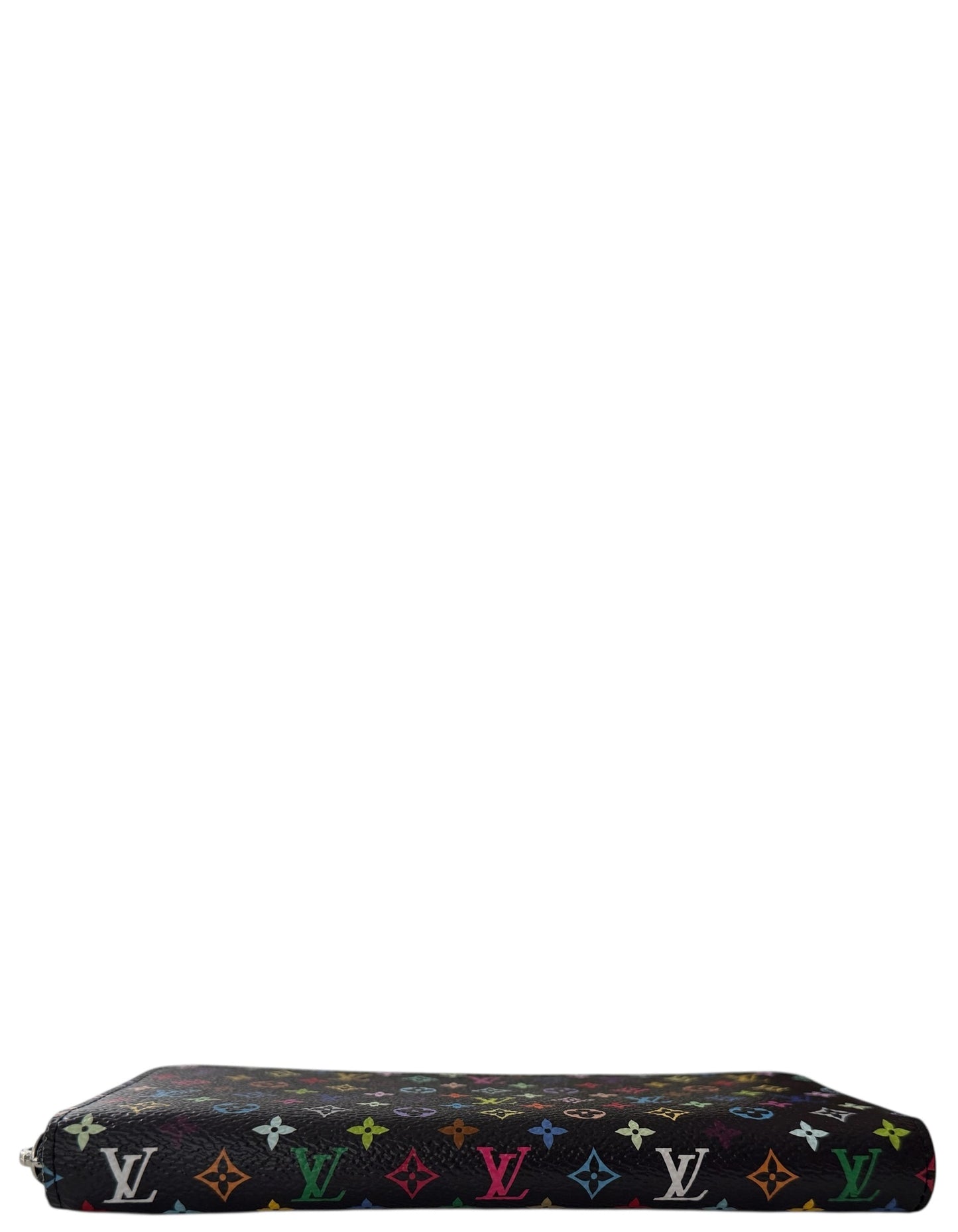 Louis Vuitton x Murakami 2025 Black Multicolor Clemence Wallet