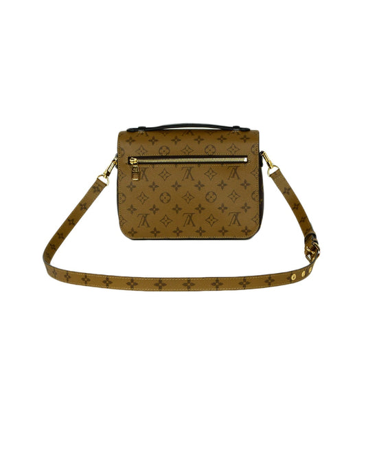 Louis Vuitton Reverse Monogram Pochette Metis Messenger Bag