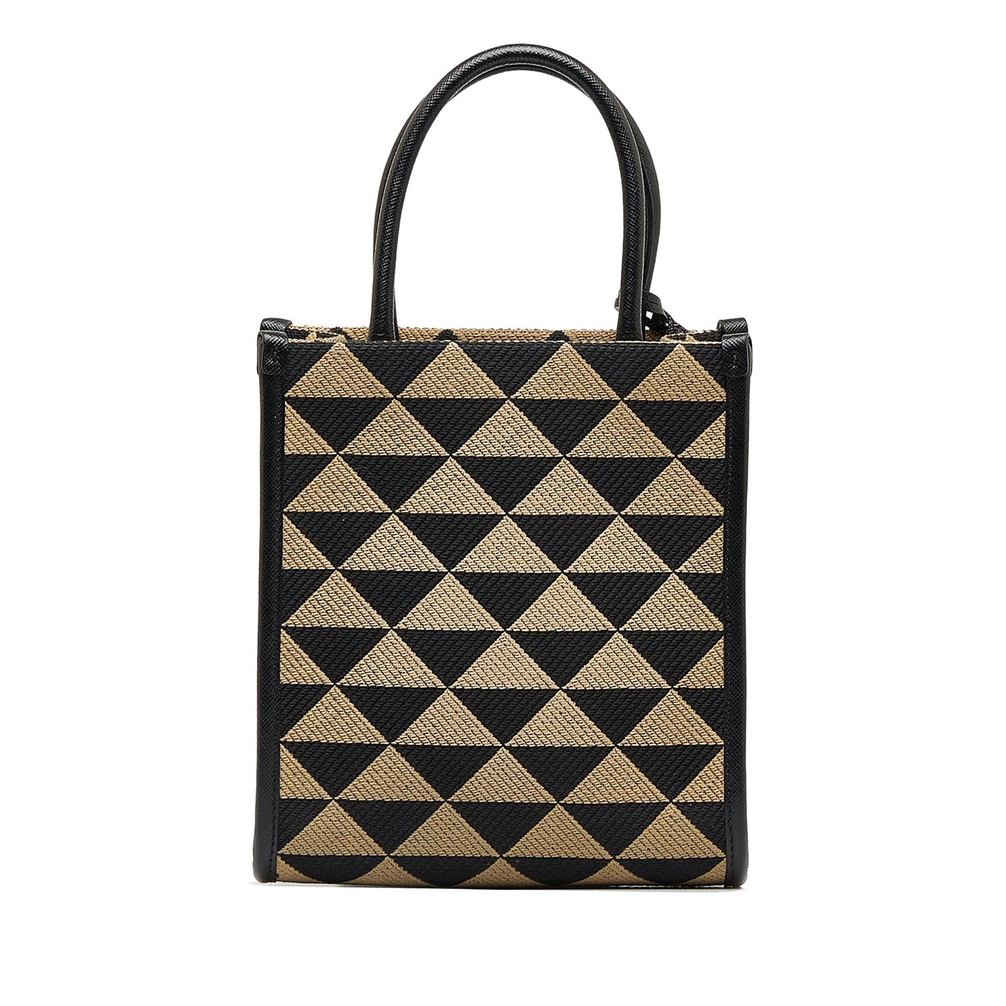 Prada Mini Symbols Triangolo Satchel