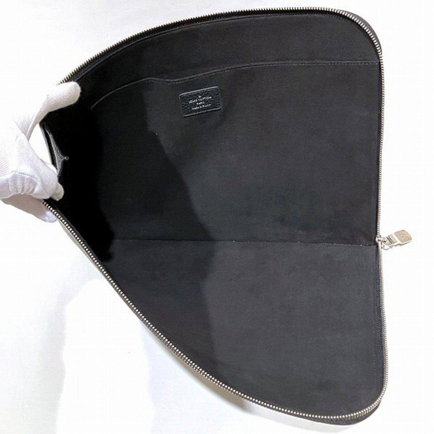 Louis Vuitton Pochette Jour Gm  Leather Clutch Bag