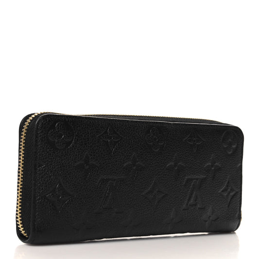 Louis Vuitton Empreinte Clemence Wallet Black