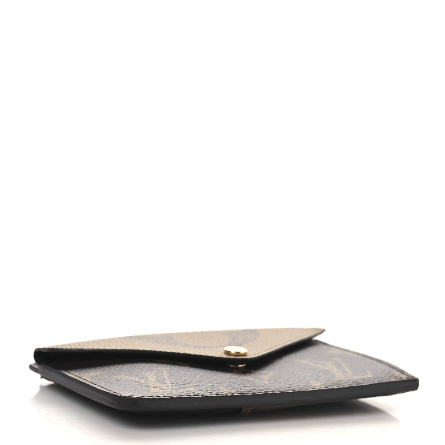 Louis Vuitton Reverse Monogram Recto Verso Card Holder Brown