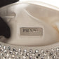 Prada White 2021 Crystal Re-edition 2000 Mini  Handbag