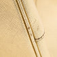 Prada Gold Metallic Saffiano Leather Double Zip Handbag