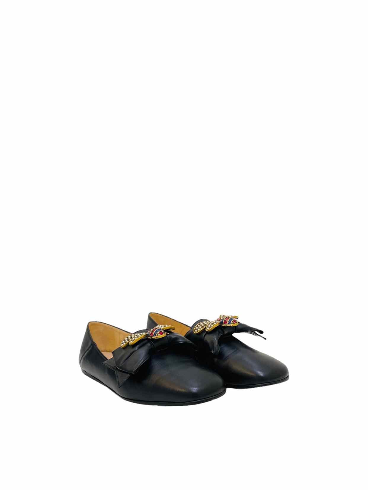 GUCCI Black Size EU 35.5 Ballet Flats