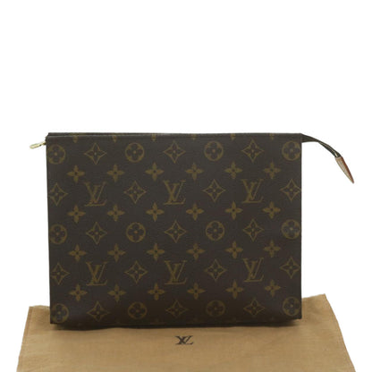 Louis Vuitton Poche Toilette  Canvas Clutch Bag