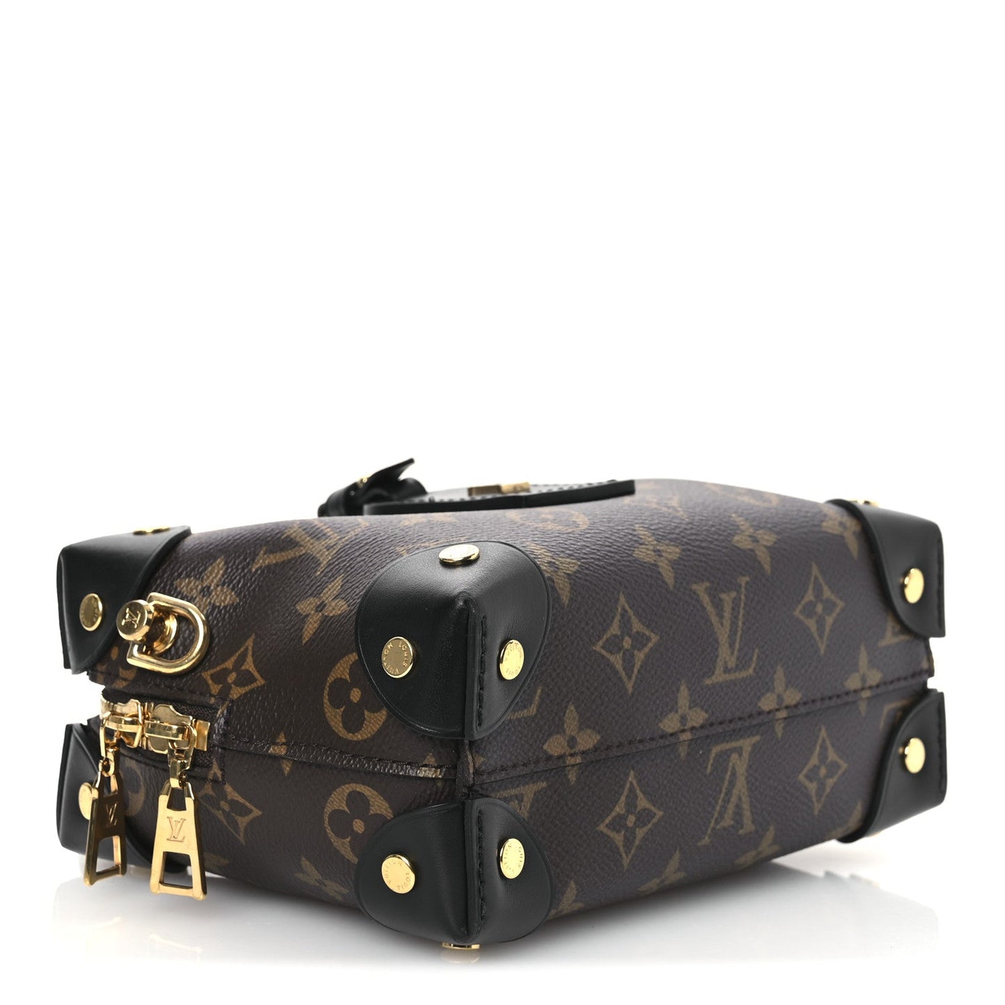 Louis Vuitton Monogram Petite Malle Souple Black