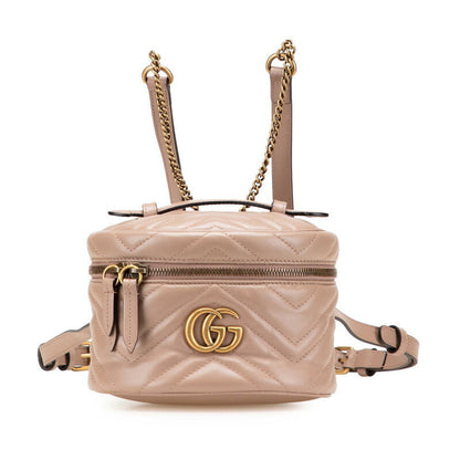 Gucci GG Marmont Leather Backpack