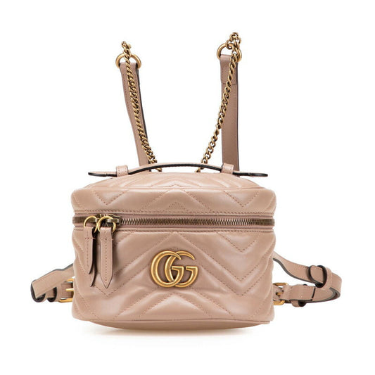 Gucci GG Marmont Leather Backpack