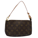 Louis Vuitton Pochette Accessoire  Canvas Clutch Bag