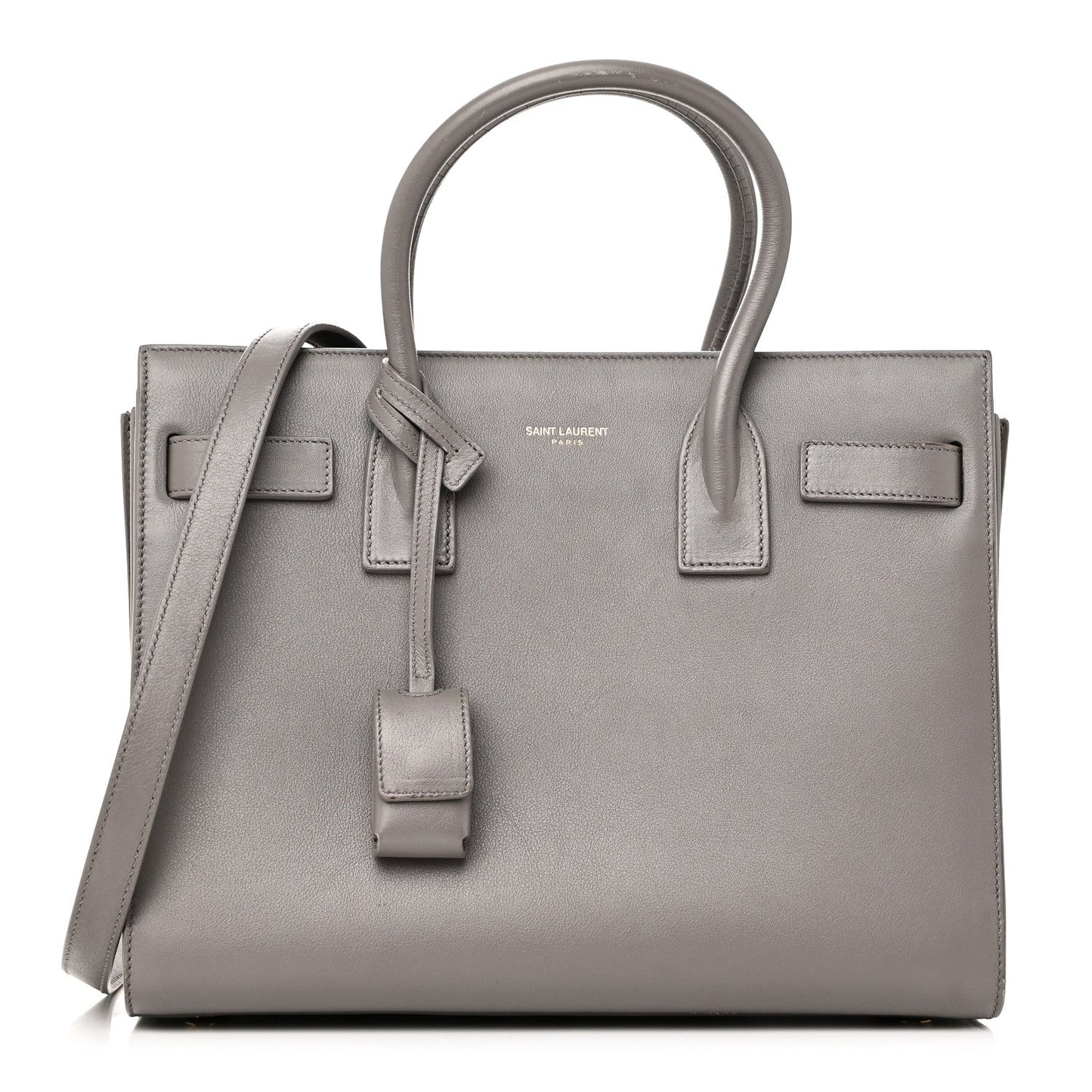 Saint Laurent Calfskin Baby Sac De Jour Fog