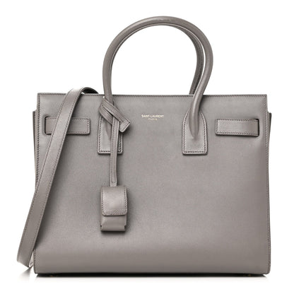 Saint Laurent Calfskin Baby Sac De Jour Fog