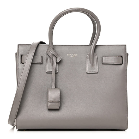 Saint Laurent Calfskin Baby Sac De Jour Fog