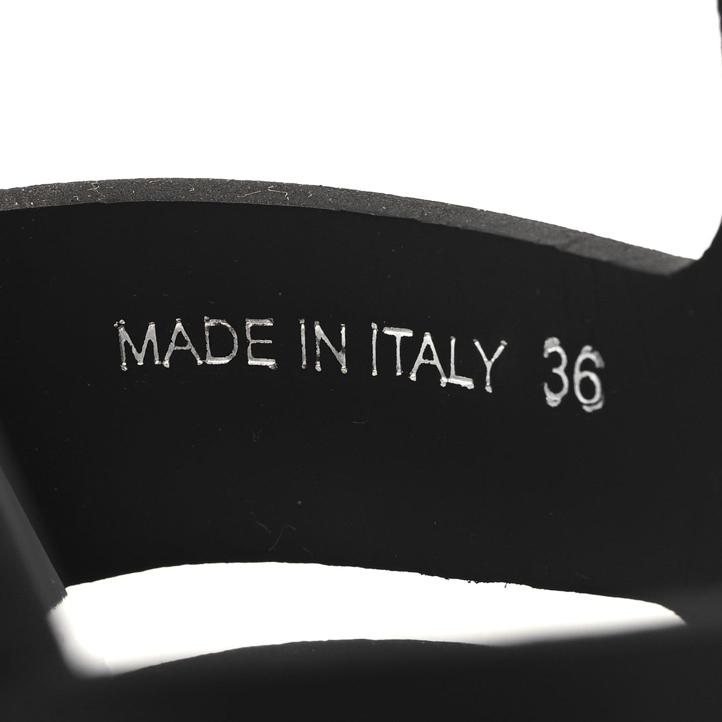 Prada Foam Rubber Triangle Logo Monolith 55mm Cage Sandals 36 Black